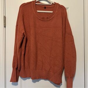 Women's Orange Sweater